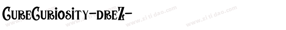 CureCuriosity-dreZ字体转换