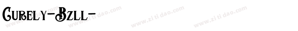 Curely-Bzll字体转换