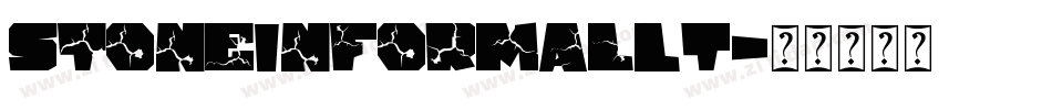 StoneInformalLT字体转换