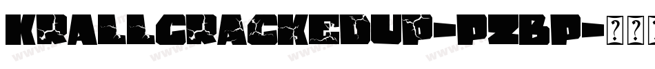 KrAllCrackedUp-PZBP字体转换
