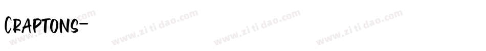 Craptons字体转换