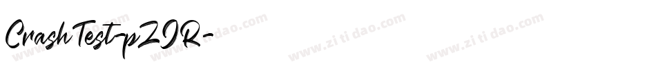 CrashTest-pZJR字体转换