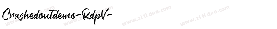 Crashedoutdemo-RdpV字体转换