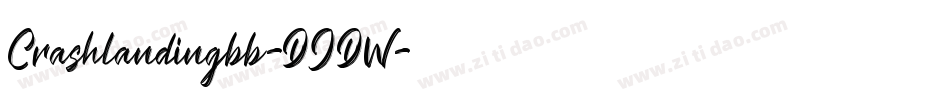 Crashlandingbb-DJDW字体转换