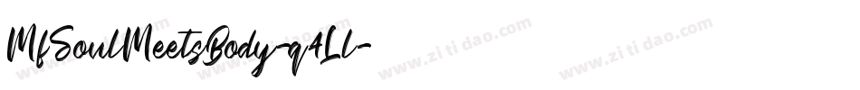 MfSoulMeetsBody-q4Ll字体转换