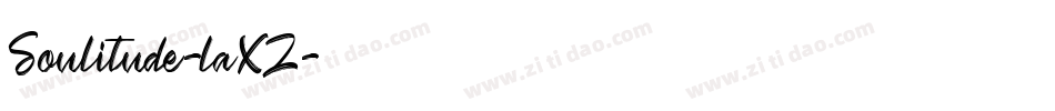 Soulitude-laXZ字体转换