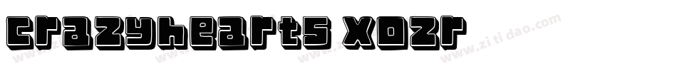 CrazyHearts-x0ZR字体转换