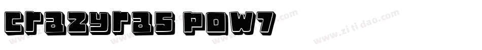 CrazyRas-POW7字体转换