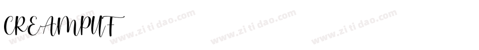 CREAMPUF字体转换