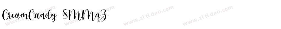 CreamCandy-8MMqZ字体转换