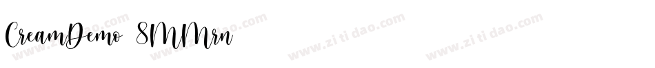 CreamDemo-8MMrn字体转换