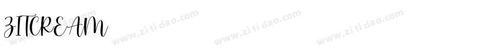 ZITCREAM字体转换