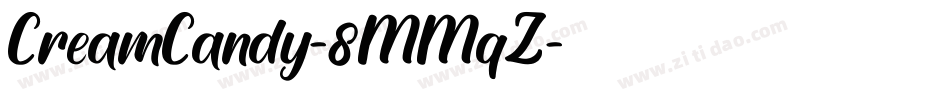 CreamCandy-8MMqZ字体转换