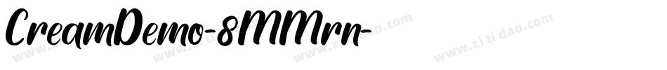 CreamDemo-8MMrn字体转换