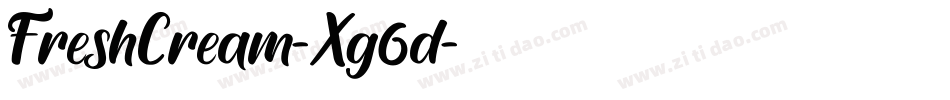 FreshCream-Xg6d字体转换