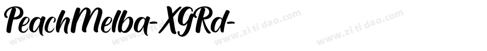 PeachMelba-XGRd字体转换