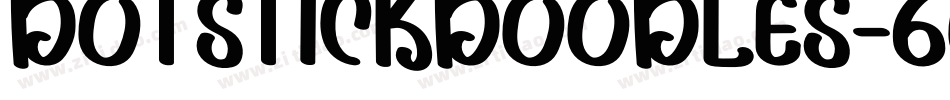DotStickDoodles-6Ol6字体转换