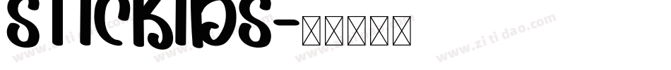 Stickids字体转换