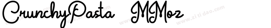 CrunchyPasta-8MMoz字体转换