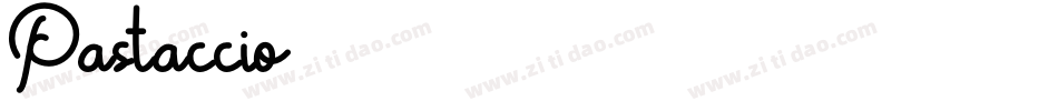 Pastaccio字体转换