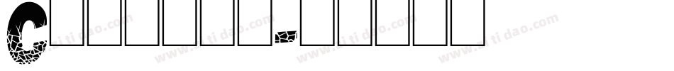 Crushed字体转换