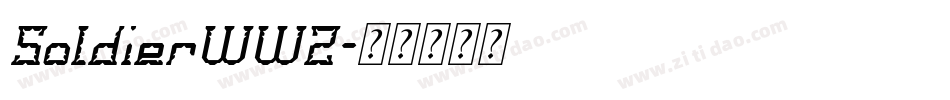 SoldierWW2字体转换