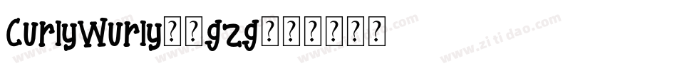 CurlyWurly-8gzg字体转换