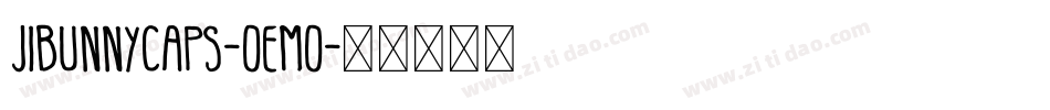 JiBunnyCaps-OEMO字体转换