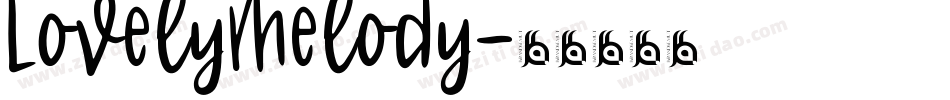LovelyMelody字体转换