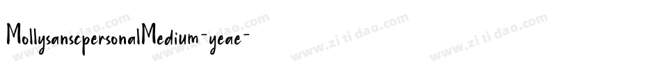 MollysanscpersonalMedium-yeae字体转换