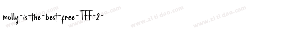 molly-is-the-best-free-TFF-2字体转换