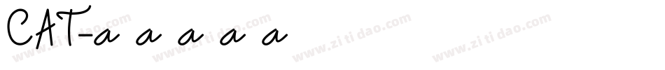 CAT字体转换