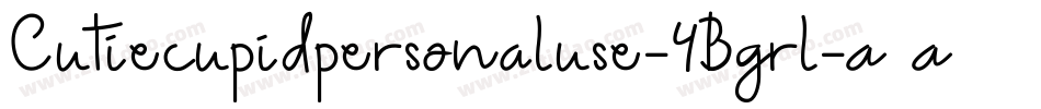 Cutiecupidpersonaluse-4Bgrl字体转换