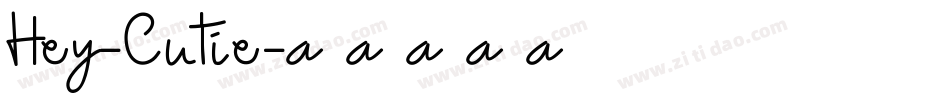 Hey-Cutie字体转换