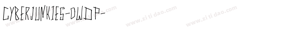 Cyberjunkies-0wDP字体转换