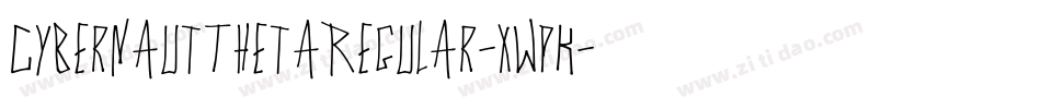 CybernautThetaRegular-xWpK字体转换