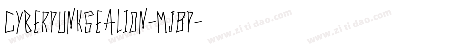 CyberpunkSealion-Mj8p字体转换