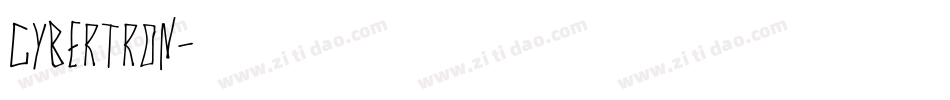 Cybertron字体转换