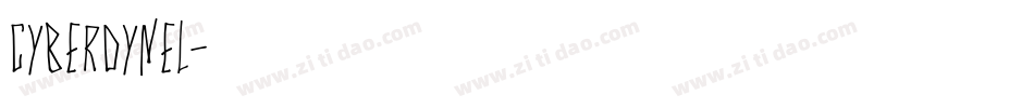 cyberdynel字体转换