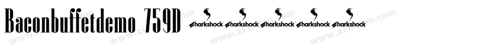 Baconbuffetdemo-759D字体转换