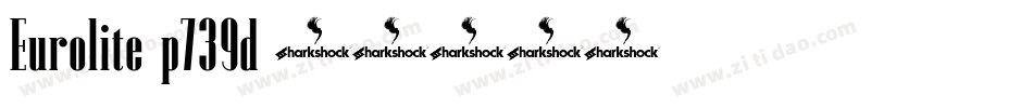 Eurolite-p739d字体转换