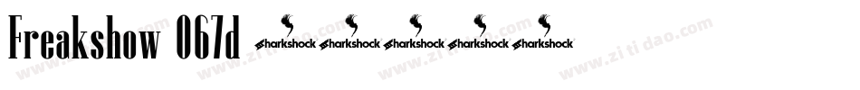 Freakshow-067d字体转换