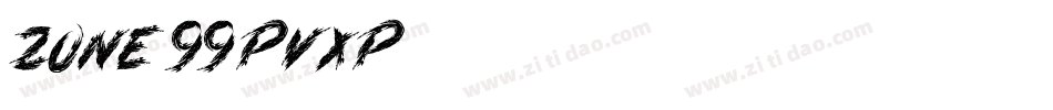 Zone99-PVxP字体转换