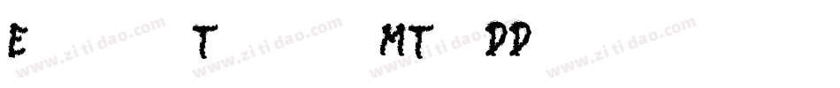 ElliottsTyphpoidMThrDDark字体转换