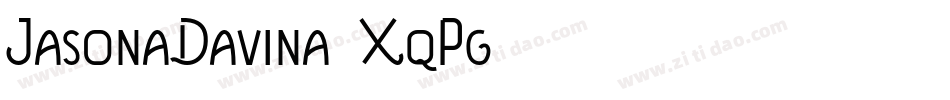 JasonaDavina-XqPg字体转换