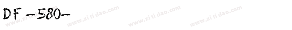 DeadFeather-n580字体转换