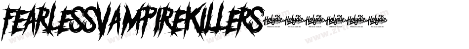FearlessVampireKillers字体转换