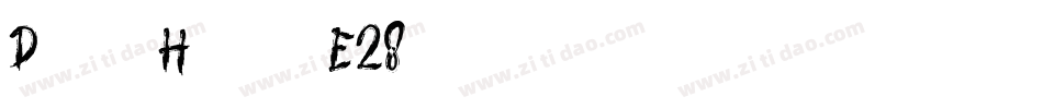 DeathHector-E28z字体转换