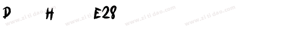 DeathHector-E28z字体转换