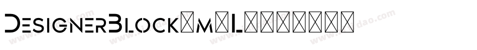 DesignerBlock-m5L2字体转换